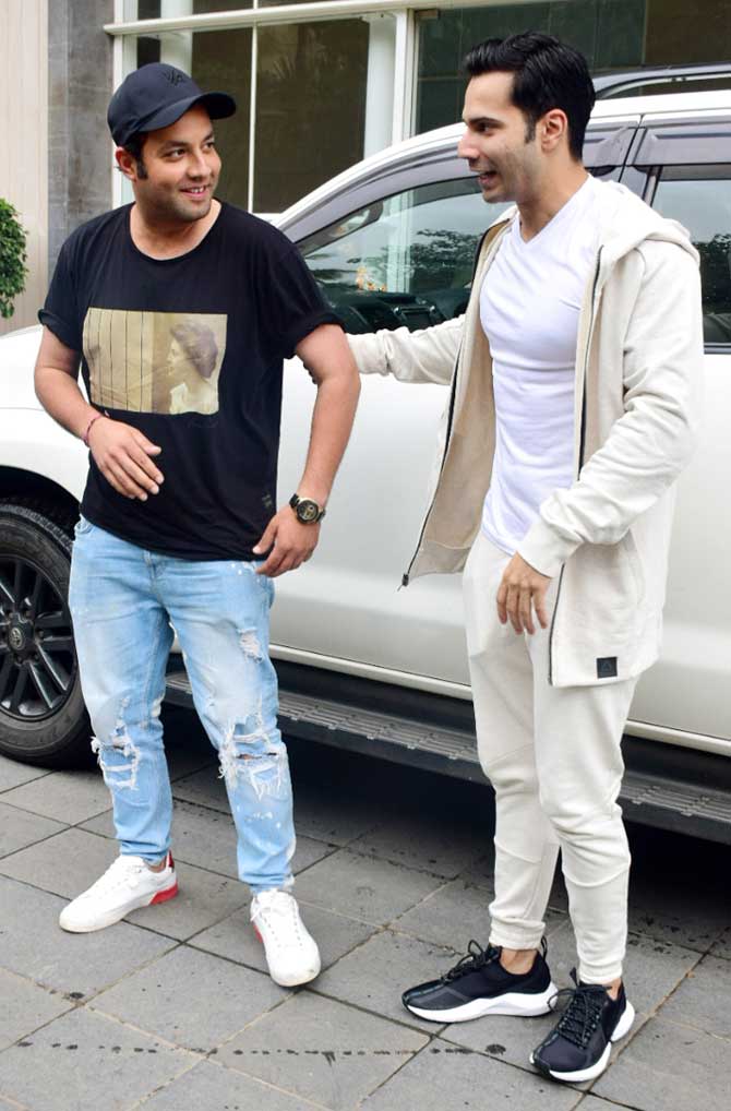 Varun Sharma and Varun Dhawan were also clicked goofing around in the city. The duo is sharing the screen space for the first time in Chhichhore, which also stars Shraddha Kapoor in pivotal role among others.