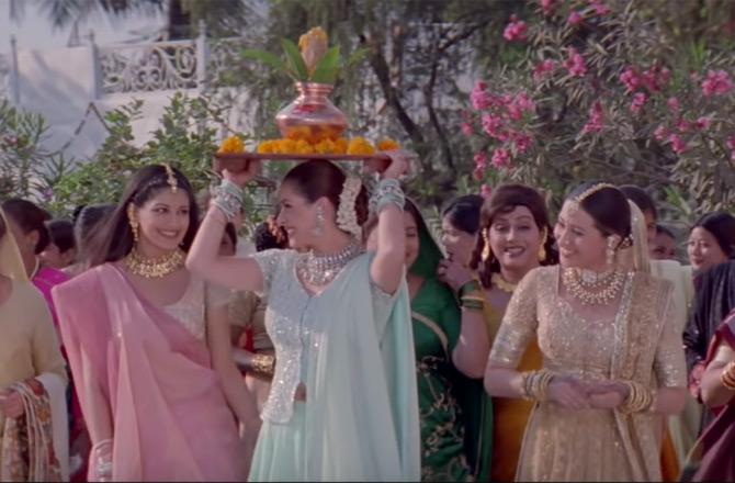 The film was a huge success at the Box Office and declared All Time Blockbuster. Well, did you know Hum Saath-Saath Hain was also dubbed into the Telugu and released with the title Premaanuraagam.