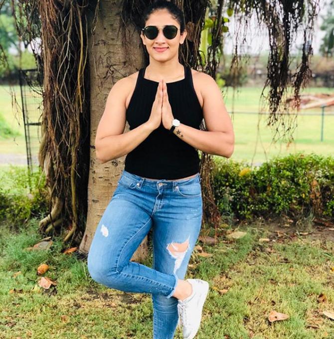 According to reports, Sangeeta Phogat is all set to tie the knot with wrestler Bajrang Punia in 2020.
Sangeeta Phogat posted this picture and wrote, 
