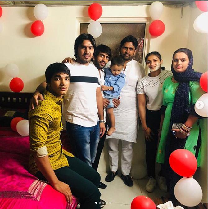 Sangeeta Phogat posted this picture and wrote, 