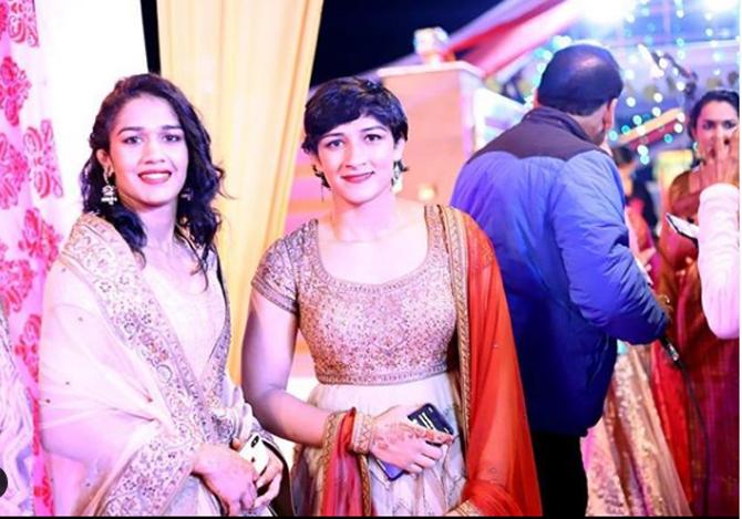 Sangeeta Phogat is a wrestler and the youngest of the famous Phogat sisters.
Sangeeta Phogat posted this picture and wrote, 