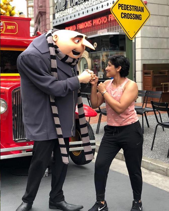 Sangeeta Phogat posted this picture from her vacation in Europe and captioned it, 