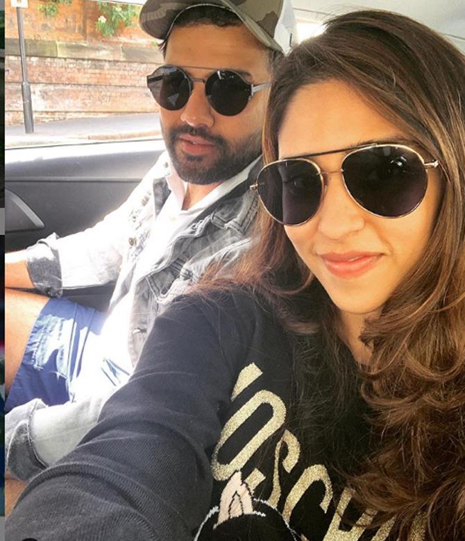 Rohit Sharma and Ritika Sajdeh tied the knot on December 13, 2015