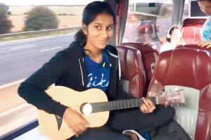 India batswoman Jemimah displays her singing skills