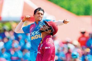 IND vs WI: 'Born' in USA, Navdeep Saini sizzles