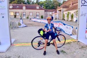 Indian woman successfully completes France's oldest cycling event