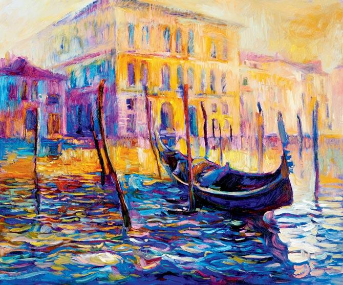 Recreate Venice on canvas