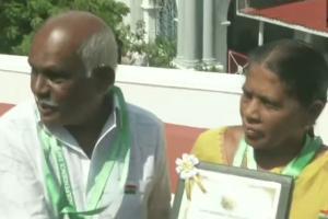 Elderly Chennai couple, who fought robbers, get bravery awards