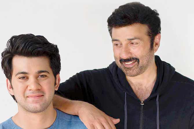 Sunny Deol and Karan Deol