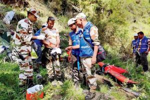 3 killed as helicopter crashes during flood relief in Uttarkashi