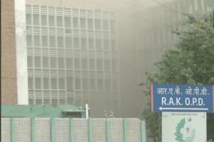 Fire breaks out on first, second floor of AIIMS Hospital