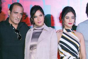 Richa, Akshaye Khanna, Meera Chopra at Section 375 trailer launch