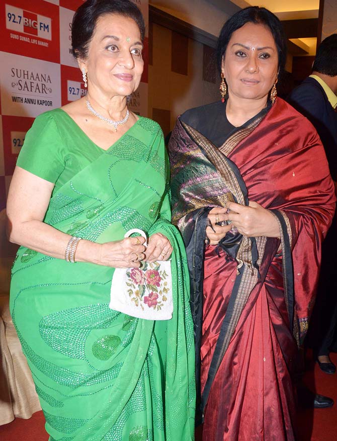 Asha Parekh and Vidya Sinha