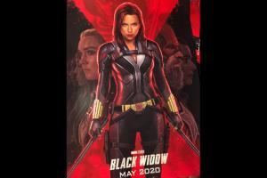 Check out the Black Widow poster featuring Natasha Romanoff's new suit