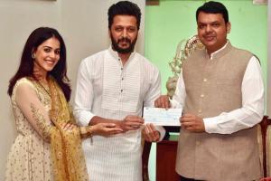 Genelia and Riteish donate Rs 25 lakh for Maharashtra flood relief