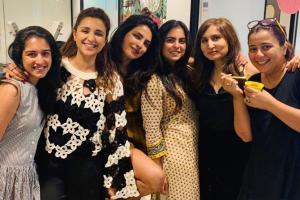 Isha Ambani with Priyanka Chopra and Parineeti Chopra