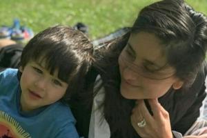 Kareena Kapoor gazes lovingly at baby boy Taimur Ali Khan; see photo