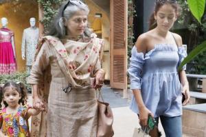 Mira Kapoor was out shopping with mother Bela and daughter Misha