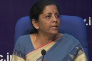 Sitharaman: Reduction of GST rates, 70,000 cr boost for state-run banks