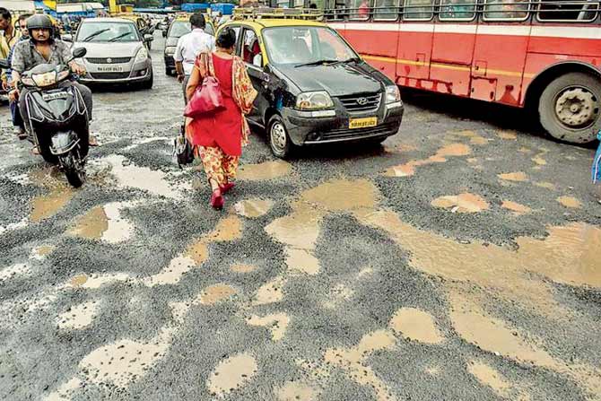 Mumbai potholes