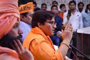 After removal of Article 370, Ram temple will also be built: Pragya Tha
