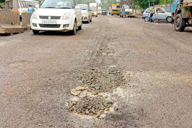 Road potholes