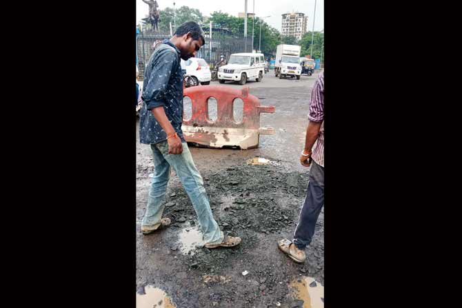 Road repairing