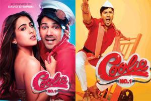 Coolie No. 1 first look posters out, featuring Varun and Sara
