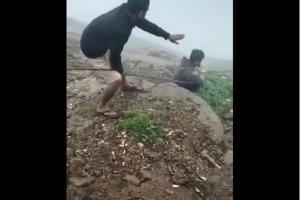 Youth falls off while trying to click selfie in Lonavla, rescued