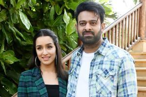 Team Saaho - Shraddha Kapoor and Prabhas promote their film in Juhu