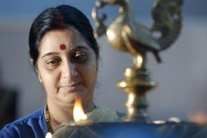 Remembering Sushma Swaraj through these candid photos