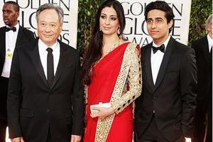Tabu looks radiant in this throwback photo from the Golden Globe Awards