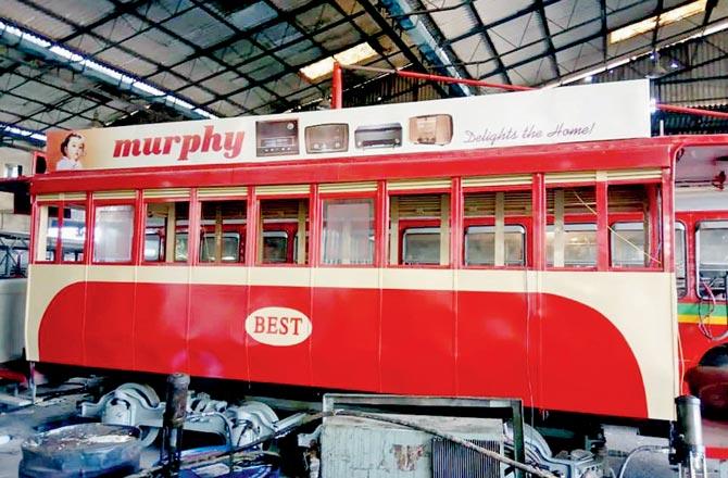 The original tram was brought down from Kolkata. It