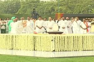 Tributes paid to Atal Bihari Vajpayee at Sadaiv Atal memorial