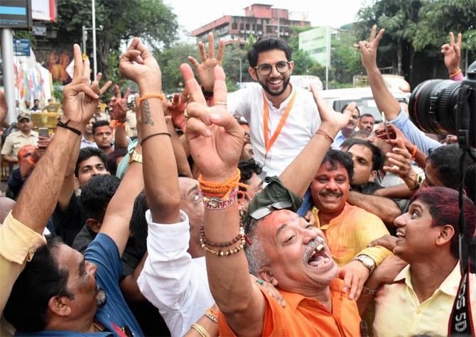 Yuva Sena chief Aaditya Thackeray made his electoral debut this year by contesting the Worli assembly constituency in state assembly elections in October and emerged victorious after beating his rival Suresh Mane of the Nationalist Congress Party (NCP) by a margin of 67,427 votes.Aaditya bagged a total of 89,248 votes (or 69.14%) of the total 1,29,074 votes cast in Worli.