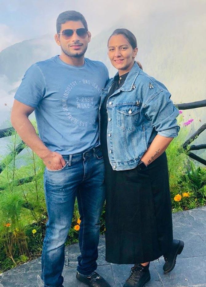 Geeta Phogat shared this photo with husband Pawan and had a beautiful message for him - Thank you for making me feel comfortable not only when I need it most, but every day. How lucky I am to be with someone like you. You’re the best person I’ve ever met. @pawankumar_saroha86