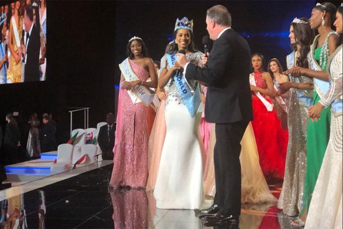 Miss World Toni-Ann Singh gave an interview after winning the coveted title. She is the fourth Jamaican contestant to be crowned Miss World.