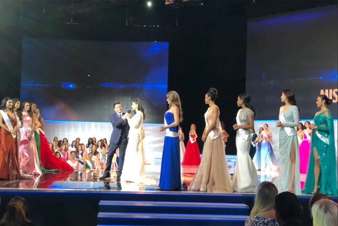 The top 12 Miss World 2019 contestants were from Kenya, Nigeria, Brazil, Mexico, India, Nepal, Philippines, Vietnam, Jamaica, France, Russia.