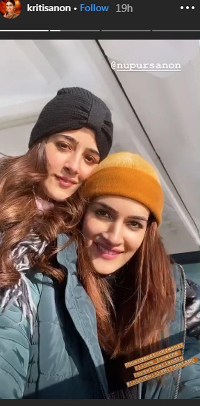 While Kriti and Nupur are already back, the actress shared a few images on her social media page and wrote alongside, 