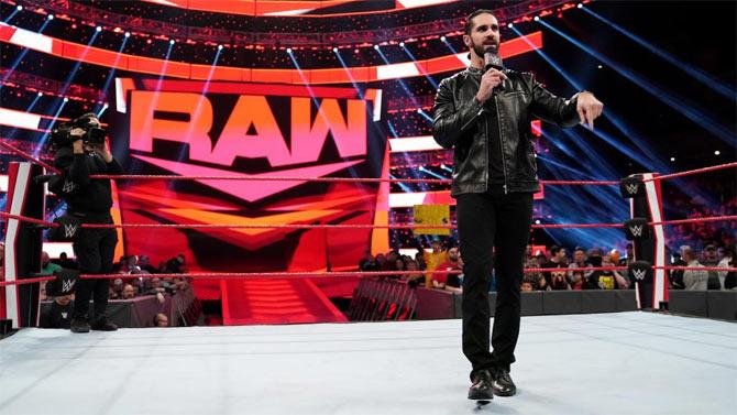 Former Universal champion Seth Rollins once again came to address the WWE Universe regarding his alliance with AOP. Rollins stated that he would lead Raw and the WWE Universe into the next decade. He also apologized in advance for something that he was going to do later on WWE Raw