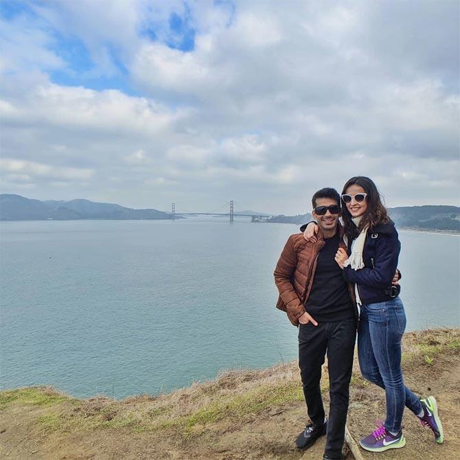 Mohit Sehgal shared this beautiful picture on his social media page with Sanaya Irani and wrote alongside, 