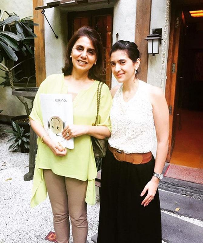 In picture: Pooja Makhija and Neetu Kapoor. Pooja Makhija calls Kapoor 