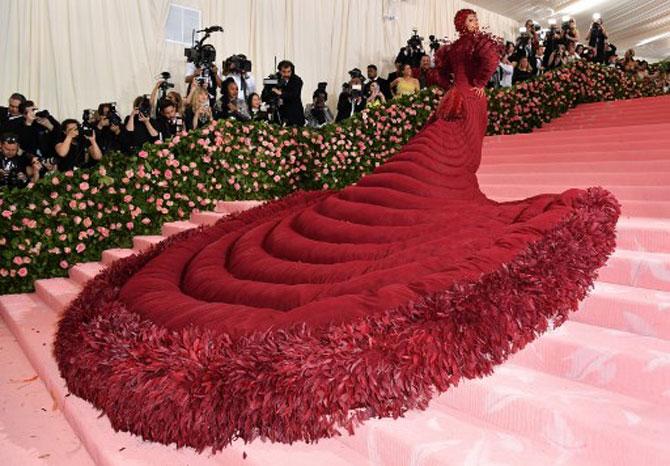 Cardi B arrives for the 2019 Met Gala at the Metropolitan Museum of Art on May 6, 2019, in New York. The Gala raises money for the Metropolitan Museum of Art’s Costume Institute. The Gala's 2019 theme is “Camp: Notes on Fashion