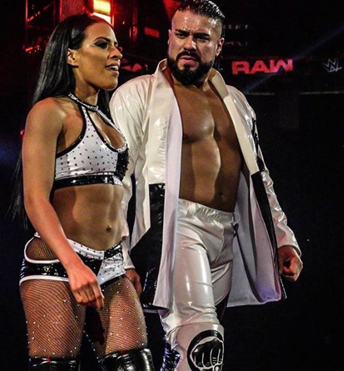 Zelina Vega teams up with Andrade Cien Almas on WWE Raw as his partner