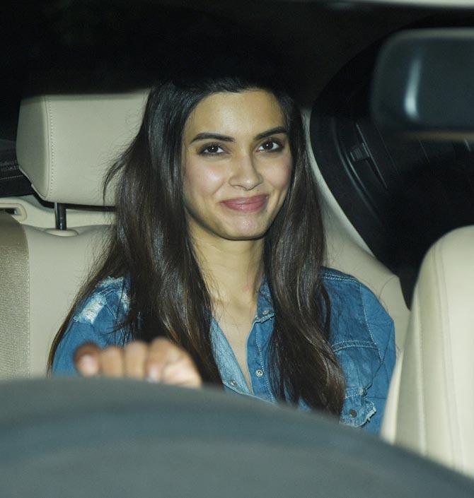 Diana Penty was all smile as she arrived for the special screening of Good Newwz at the YRF Studios in Andheri.