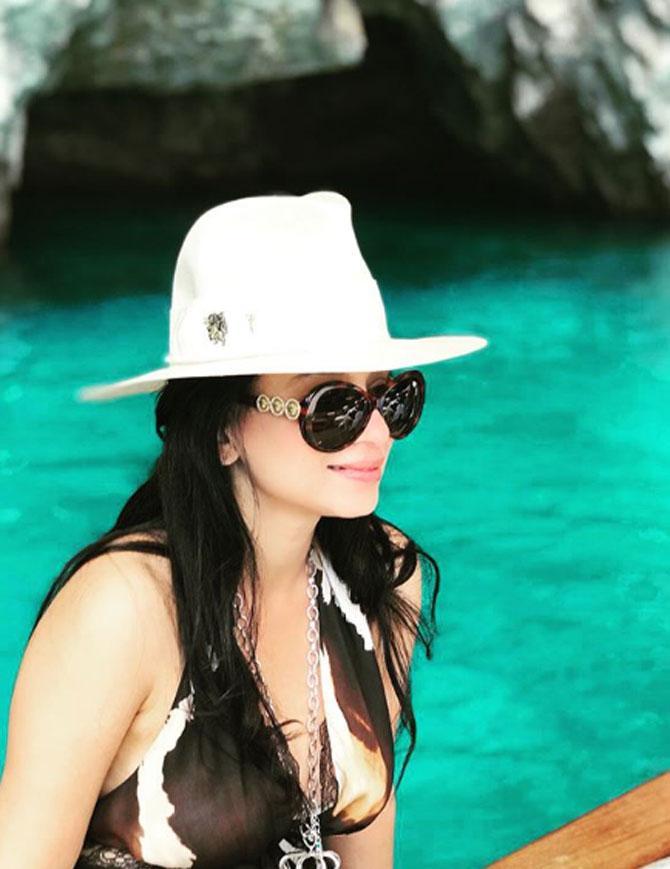 In picture: Sheetal Mafatlal vacay-ing in Italy.