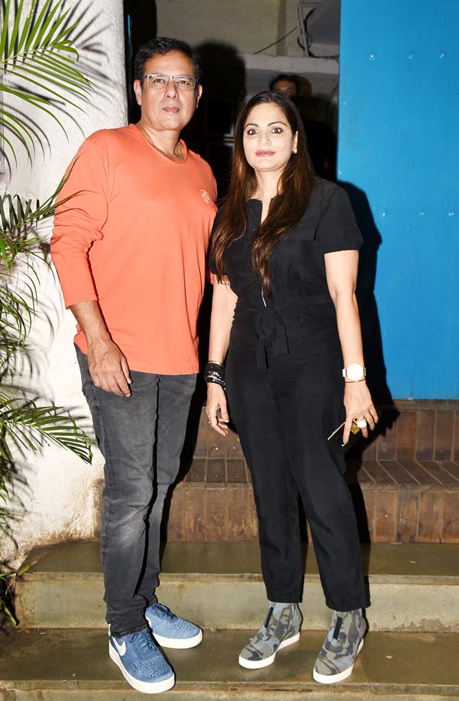 Bharat producer Atul Agnihotri and wife Alvira also attended Raza Beig's birthday party at the restaurant in Bandra.