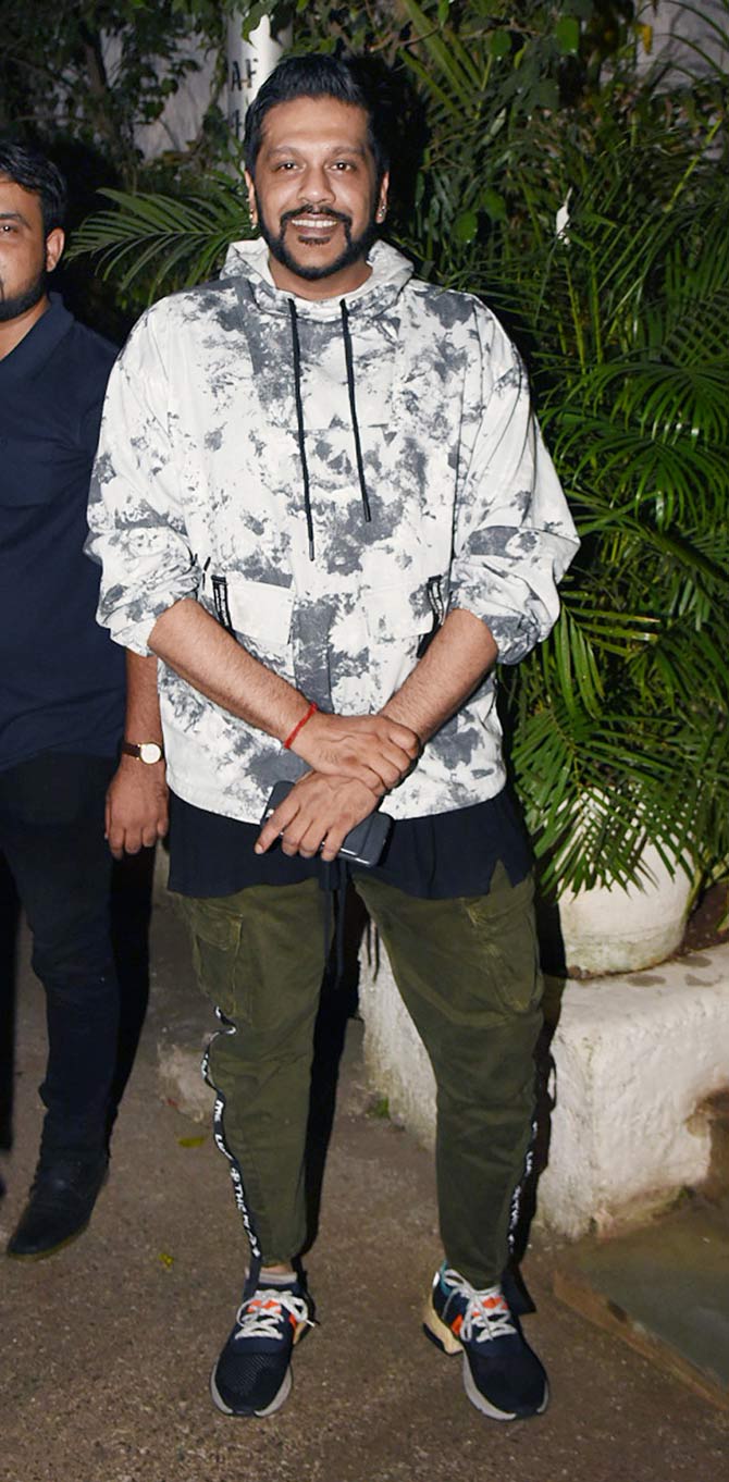 Designer Rocky S also attended Raza Beig's birthday party at a restaurant in Bandra.