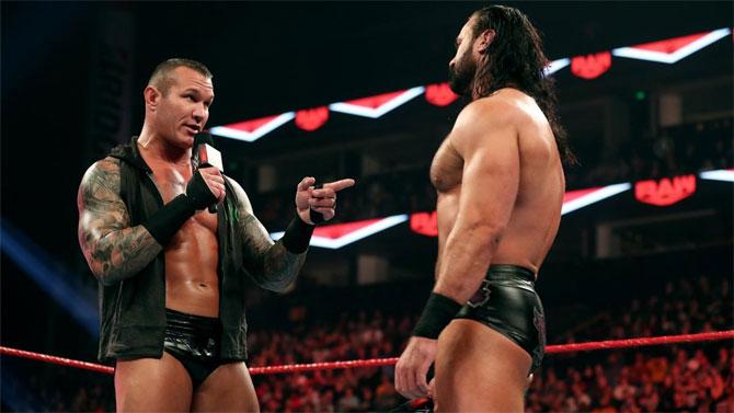 As Randy Orton appeared and got into a heated war of words with McIntyre, the O.C. interrupted and cornered Orton