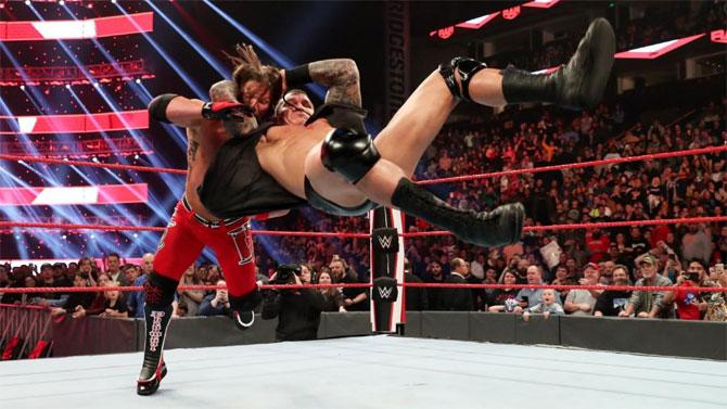 However, The O.C.'s victory party was short-lived as Randy Orton returned and hit an RKO on AJ Styles as WWE Raw came to a close with Orton standing tall